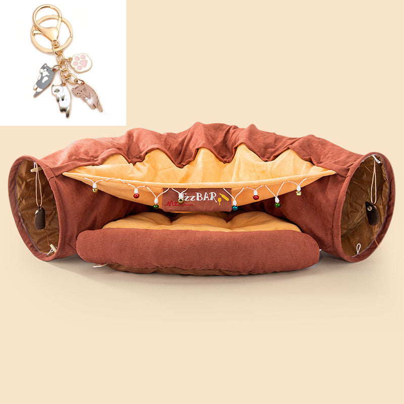 ๐พ Cosy Cat Tunnel Bed โ 2-in-1 Hideaway Playhouse in Various Colours