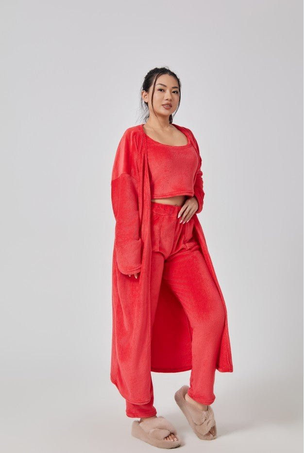 ✨ Luxe Lounge 3-Piece Set – Soft Knit Comfort in Various Colours