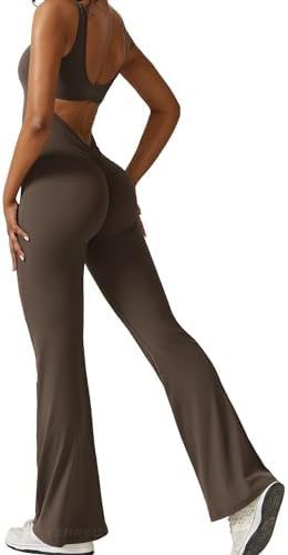 💜 Cut-Out Back Flared Jumpsuit – Available in Various Colours