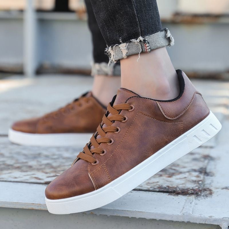 π€ Classic Faux Leather Trainers β Various Colours Available π€
