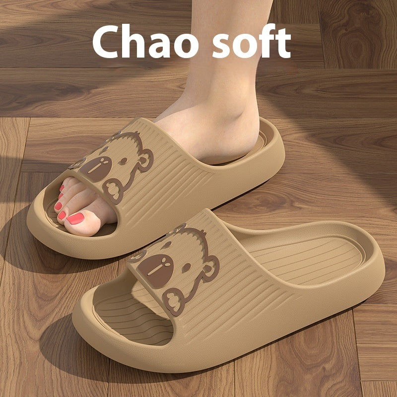 Funny Dog Face Non-Slip Summer Slippers β Various Colours