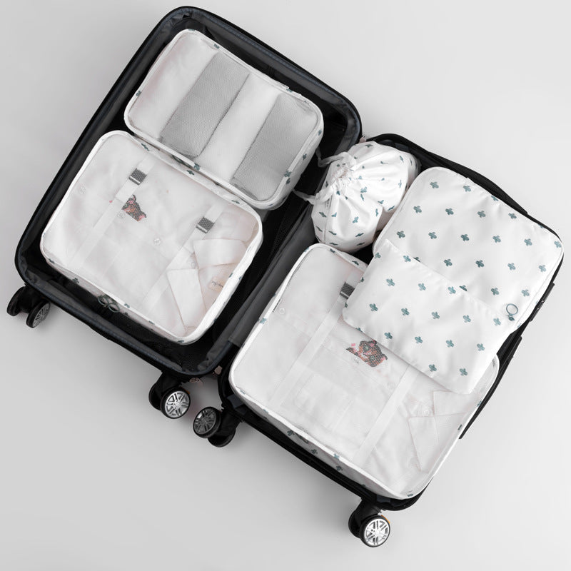 Travel storage bag eight-piece clothing storage bag clothing storage bag travel 6 7 8-piece storage set