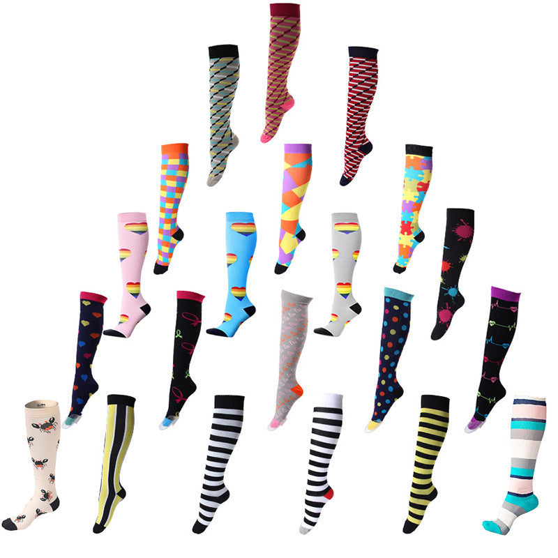 🧦 Bold & Fun Compression Socks – Support Meets Style (Various Designs Available)