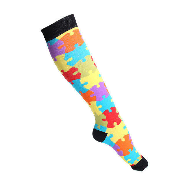 🧦 Bold & Fun Compression Socks – Support Meets Style (Various Designs Available)