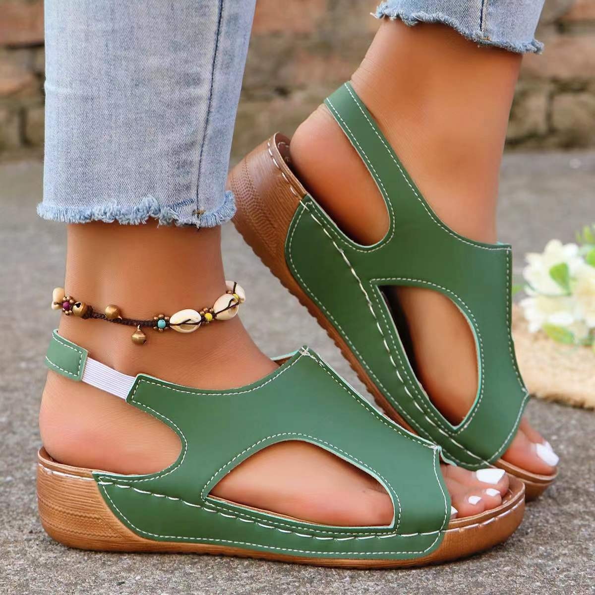 π‘ Comfy Open-Toe Slingback Sandals β Available in Various Colours