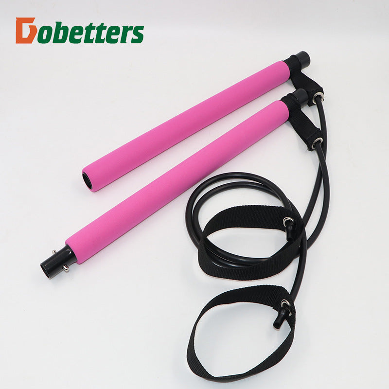 🏋️♀️ Portable Pilates Bar Kit – Your Home Gym in One Stick!