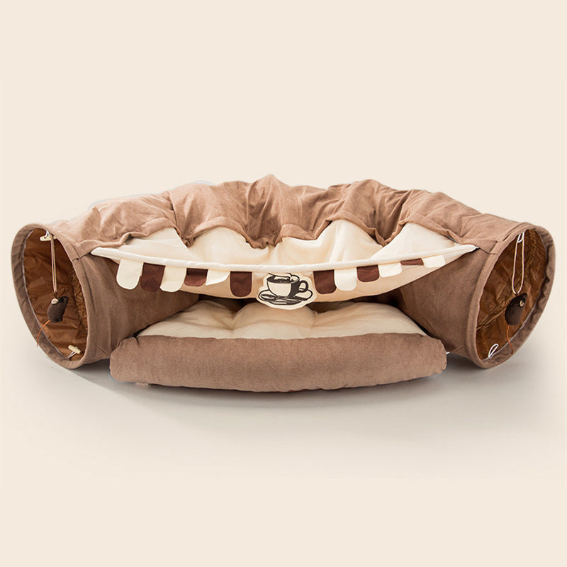๐พ Cosy Cat Tunnel Bed โ 2-in-1 Hideaway Playhouse in Various Colours