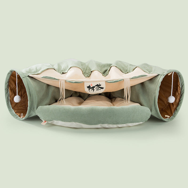 ๐พ Cosy Cat Tunnel Bed โ 2-in-1 Hideaway Playhouse in Various Colours
