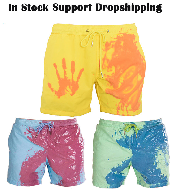 π Magic Splash Colour-Changing Swim Shorts β Heat & Water Reactive