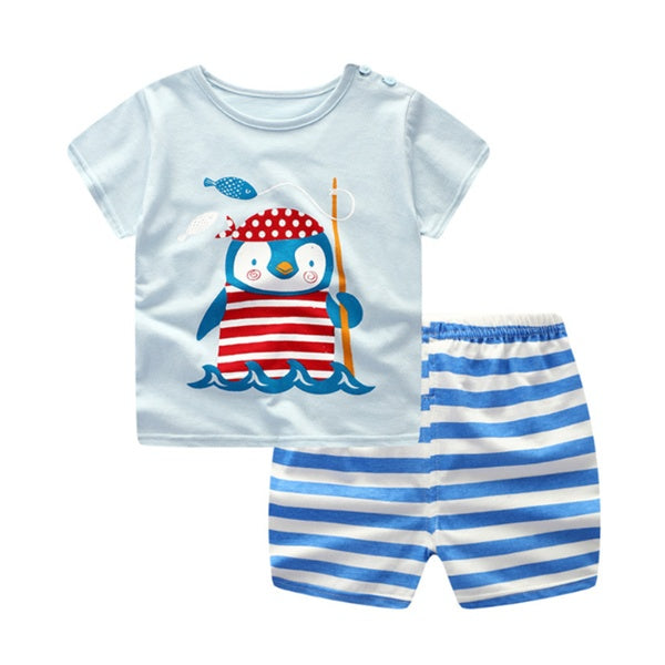 🐳 Kids’ Summer Whale Set – Soft 2-Piece Outfit in Various Designs
