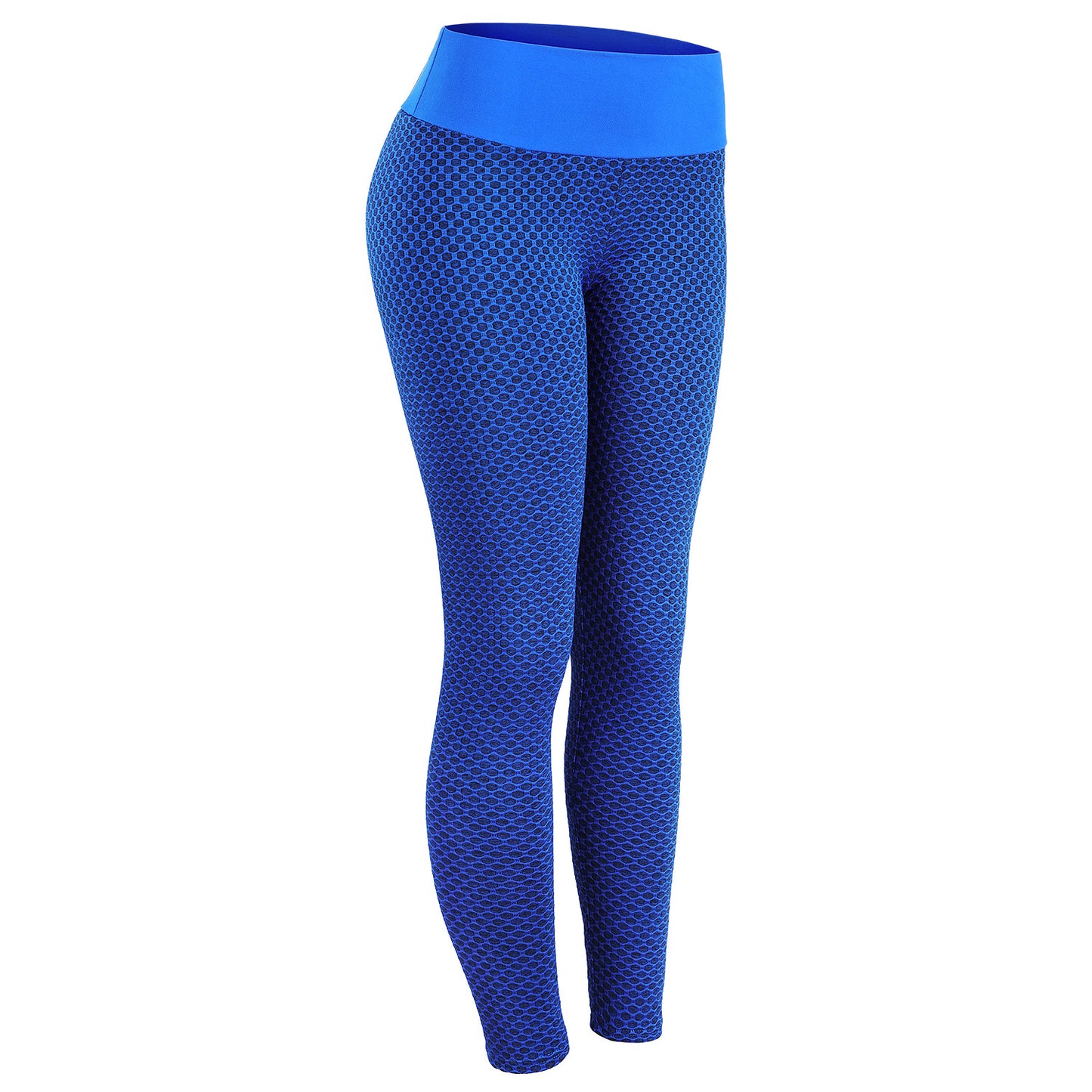 💗 BubbleFlex High-Waist Honeycomb Leggings – Available in Various Colours