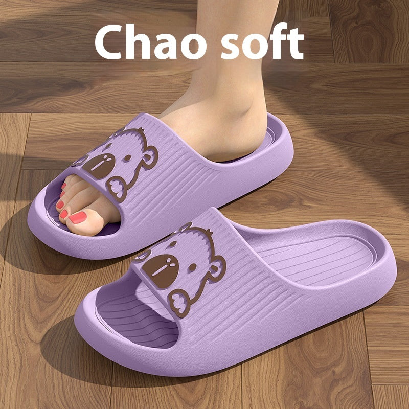 Funny Dog Face Non-Slip Summer Slippers β Various Colours