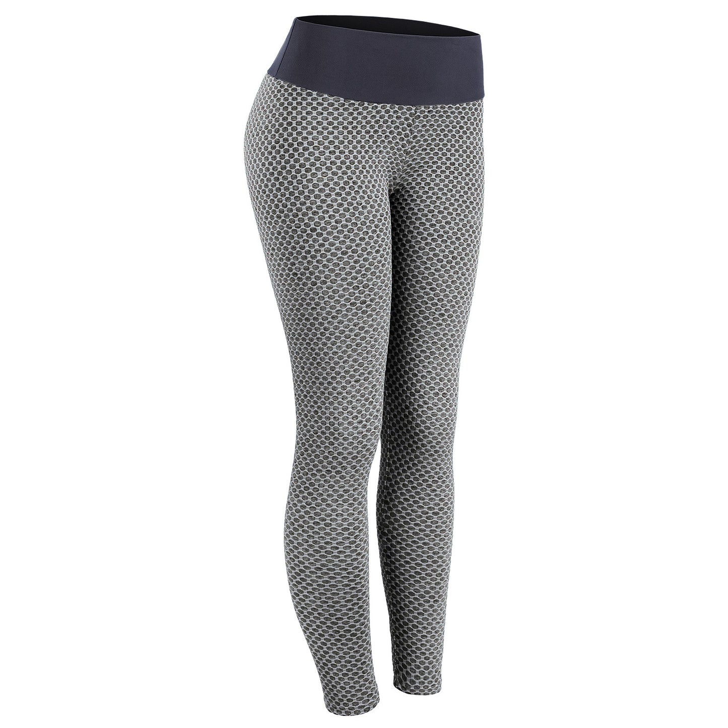 💗 BubbleFlex High-Waist Honeycomb Leggings – Available in Various Colours