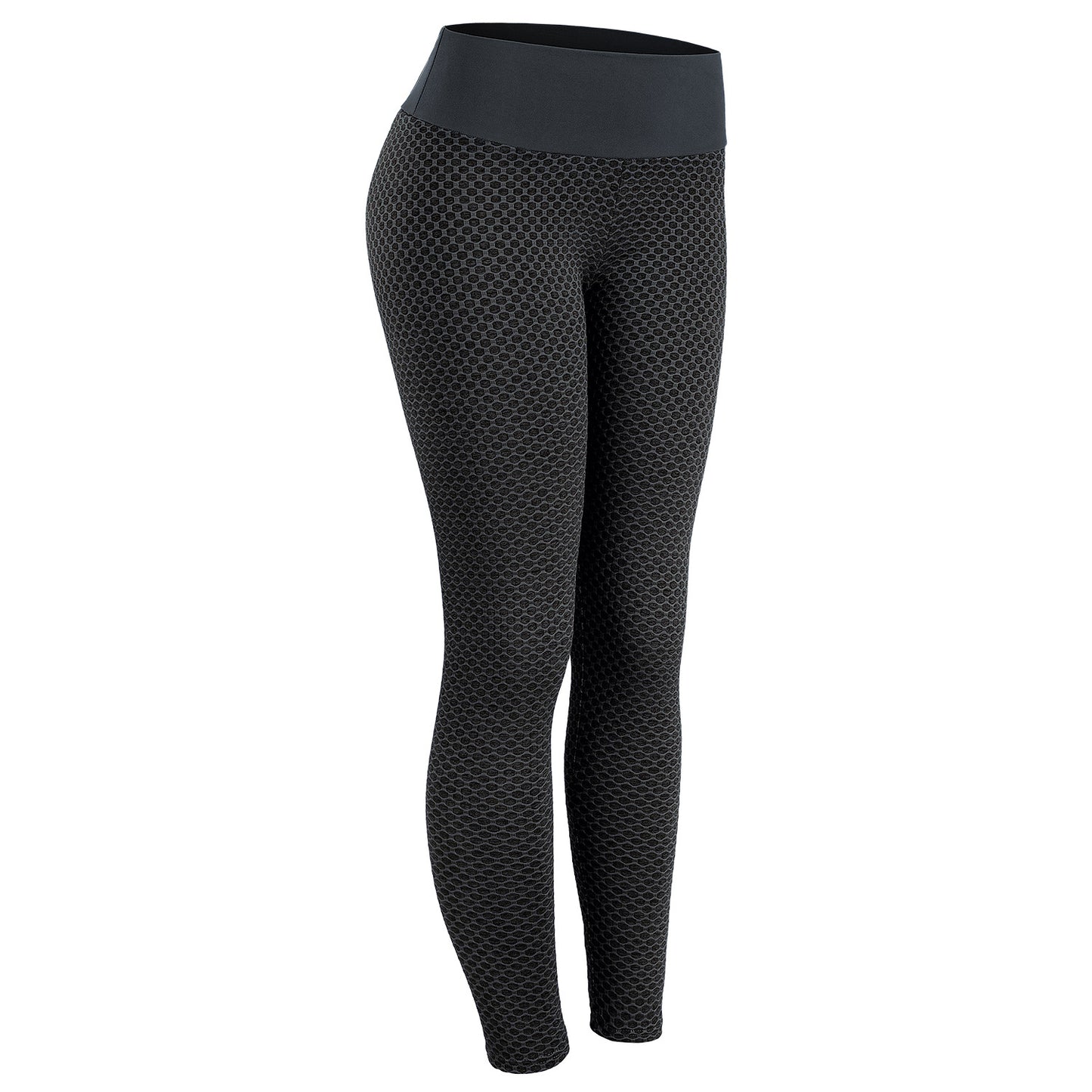 💗 BubbleFlex High-Waist Honeycomb Leggings – Available in Various Colours
