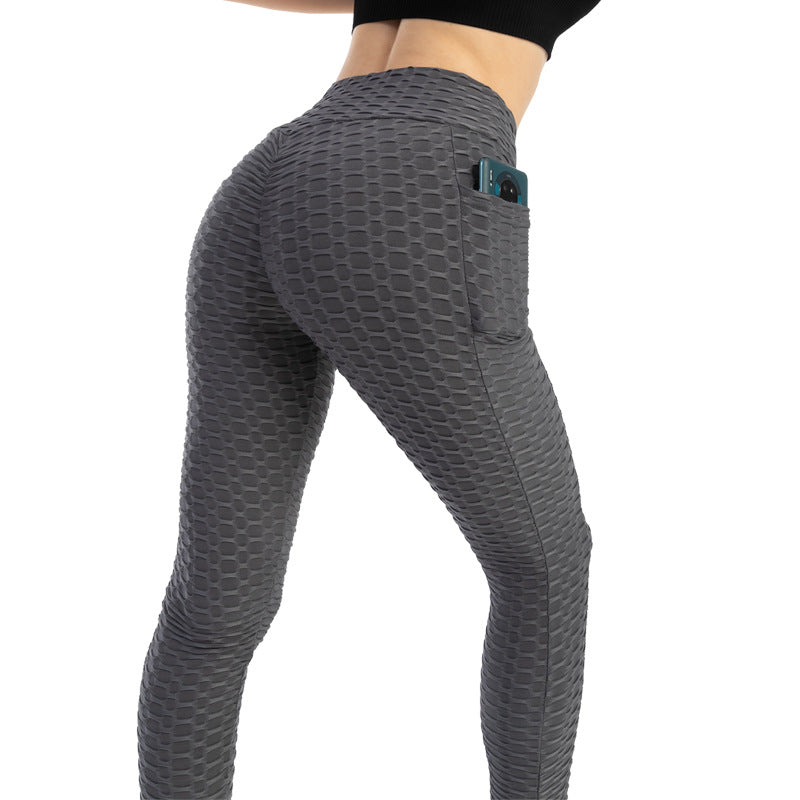 🍑 Textured Honeycomb Scrunch Leggings – Booty-Lifting Magic in Various Colours