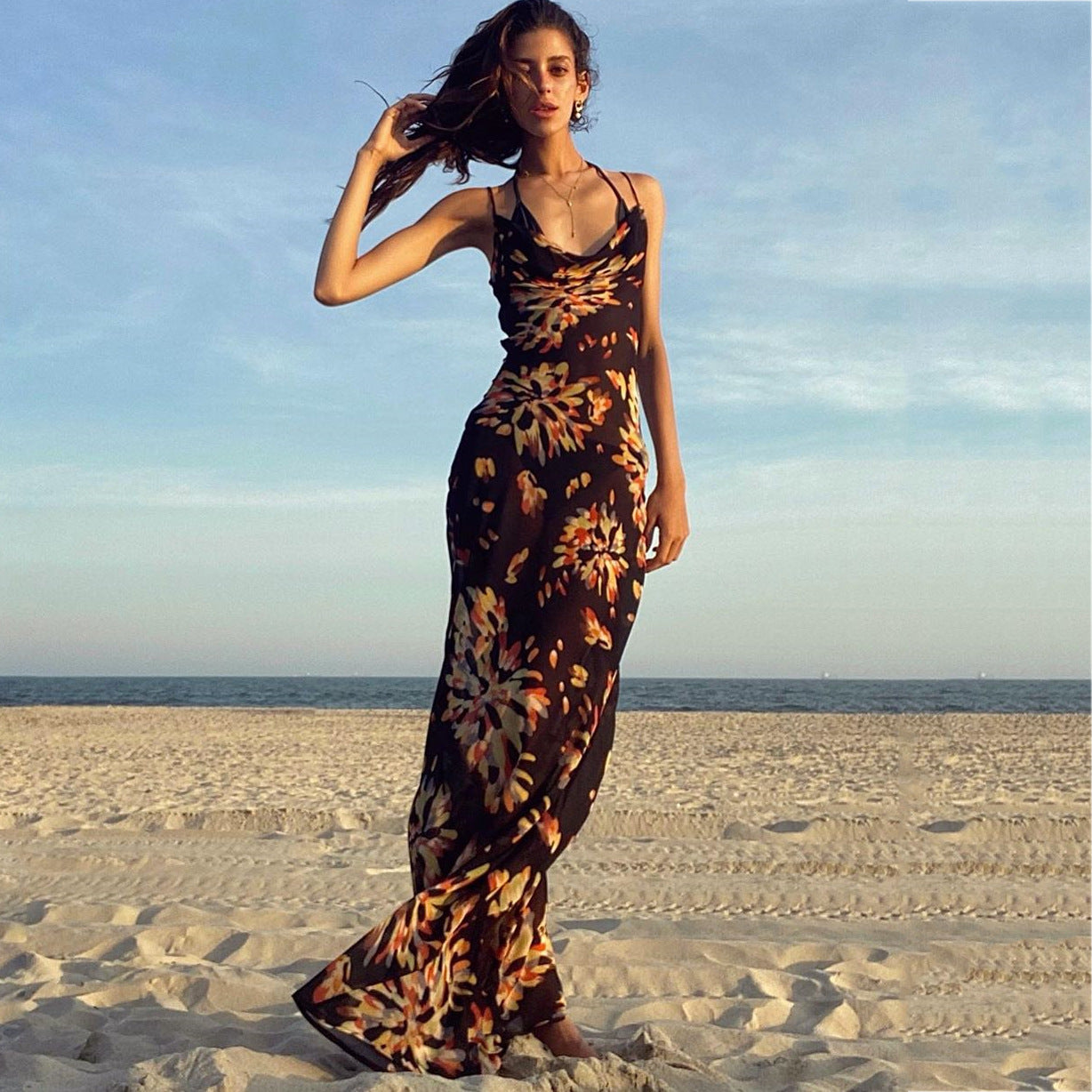π Coastal Mirage Bodycon Maxi Dress β Available in Various Colours