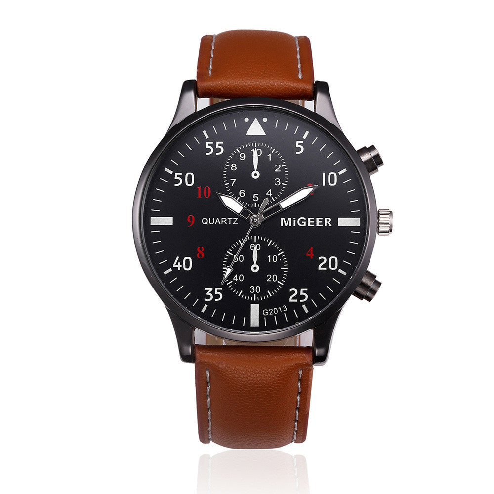 π MiGEER Quartz Chronograph Watch β Timeless Style for the Modern Man π