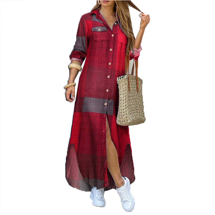 🧡 Title: “The Boho Button-Up Maxi: Effortless Style in Every Shade” 🌞👗