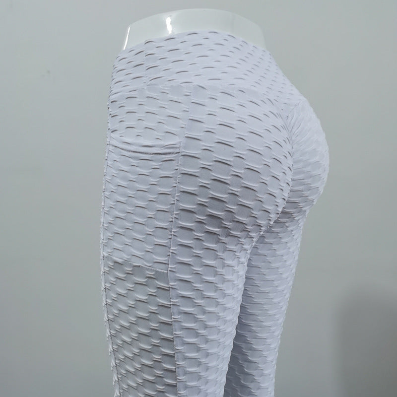 🍑 Textured Honeycomb Scrunch Leggings – Booty-Lifting Magic in Various Colours