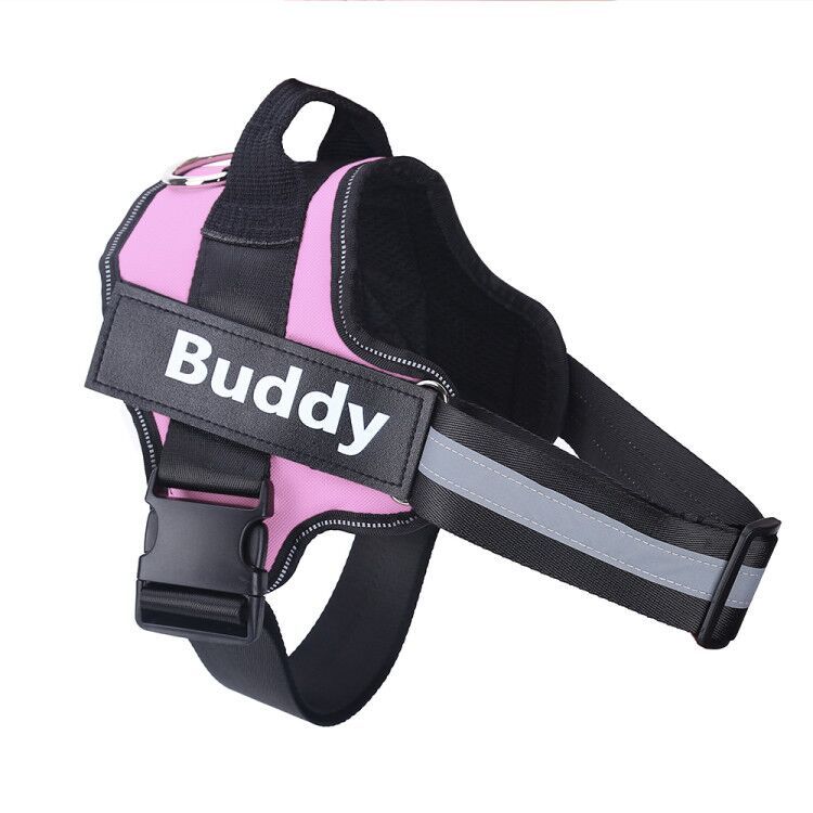 Custom No-Pull Dog Harness with Personalized Name Tag – Multiple Colours & Sizes