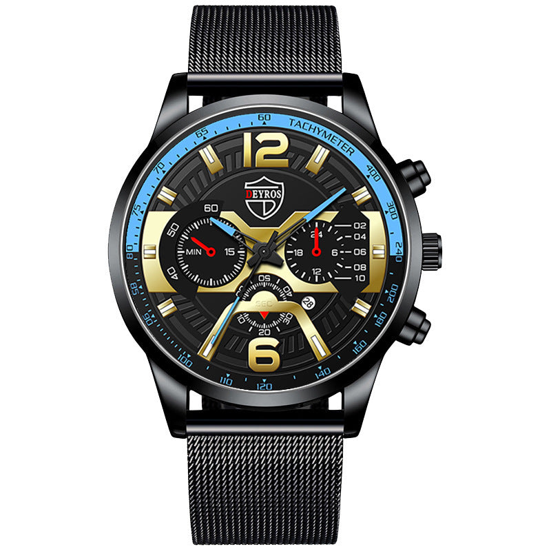 Men’s Luxury Chronograph Sport Watch – DEYROS Design (Various Colours)