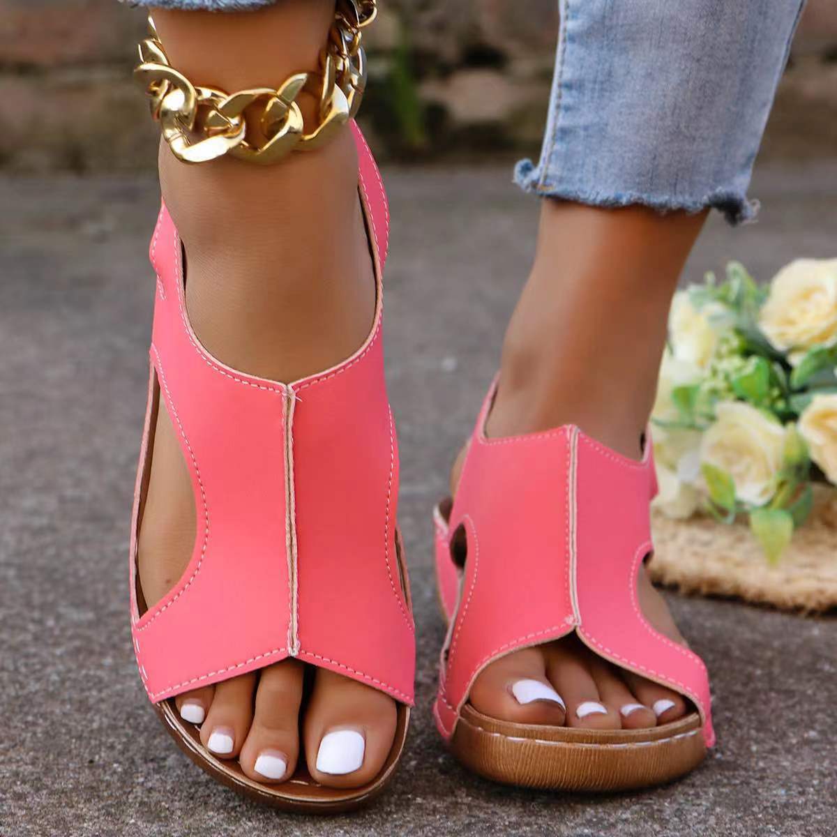 π‘ Comfy Open-Toe Slingback Sandals β Available in Various Colours