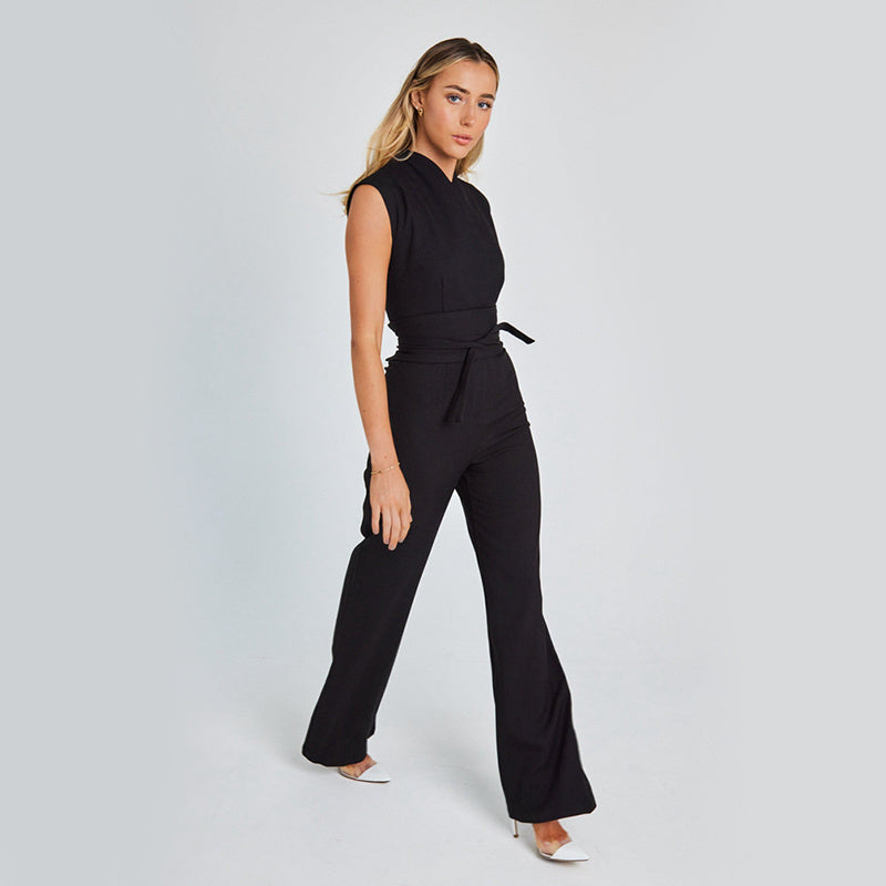 Women’s Sleeveless Wide-Leg Jumpsuit – Sleek, Sophisticated Style (Various Colours)