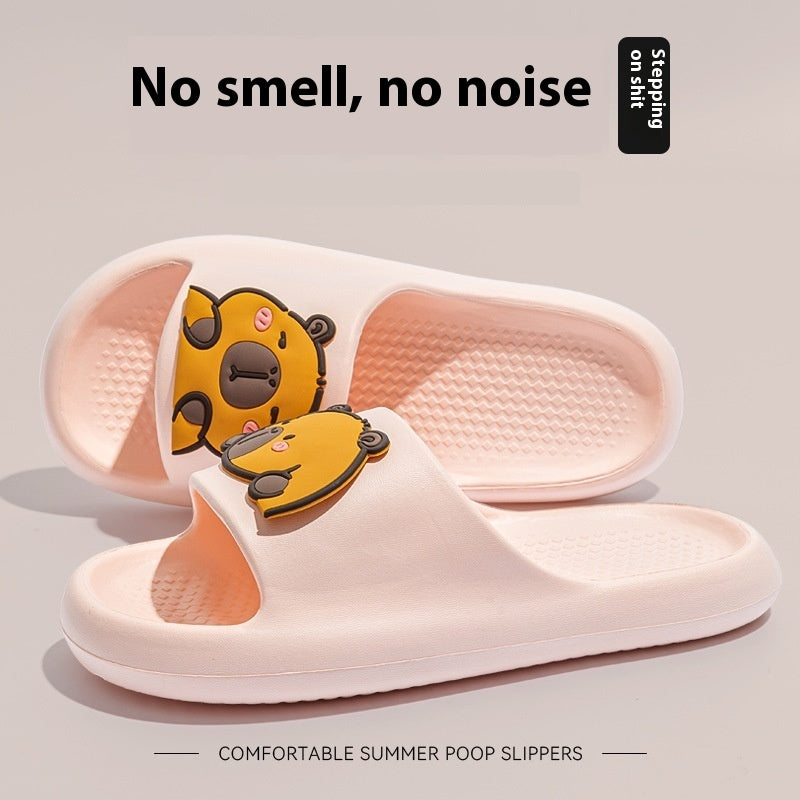 Funny Dog Face Non-Slip Summer Slippers β Various Colours