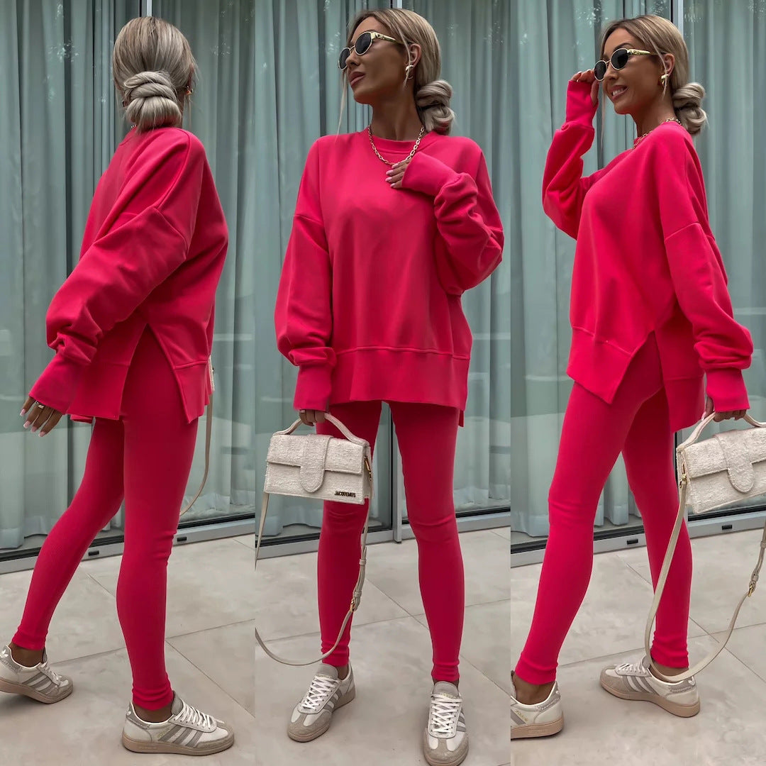 Women’s Oversized Sweatshirt & Leggings Set – Lounge in Style (Various Colours)