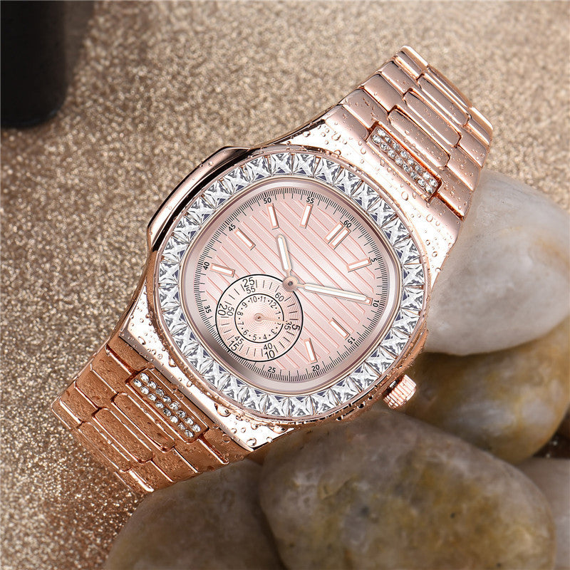 ✨ Luxury Iced Out Wrist Watch – Bling Diamond Bezel – Men’s & Women’s Fashion Watch – Various Colours 🕒💎