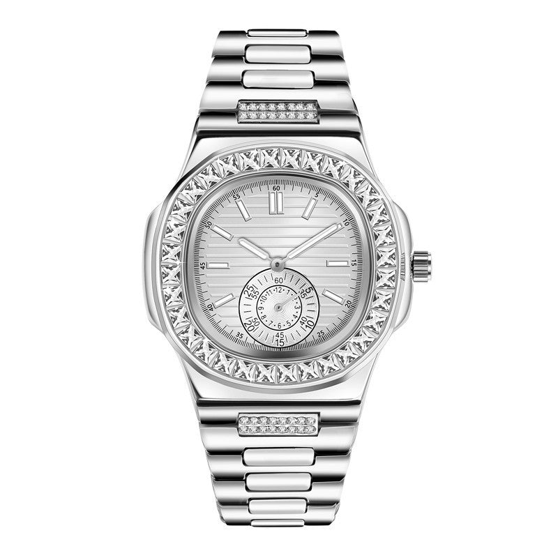 ✨ Luxury Iced Out Wrist Watch – Bling Diamond Bezel – Men’s & Women’s Fashion Watch – Various Colours 🕒💎