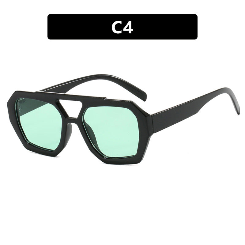 Oversized Retro Geometric Sunglasses – Various Colours