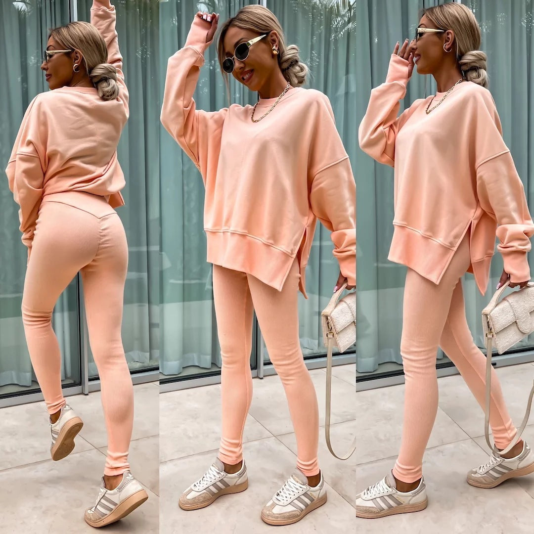 Women’s Oversized Sweatshirt & Leggings Set – Lounge in Style (Various Colours)