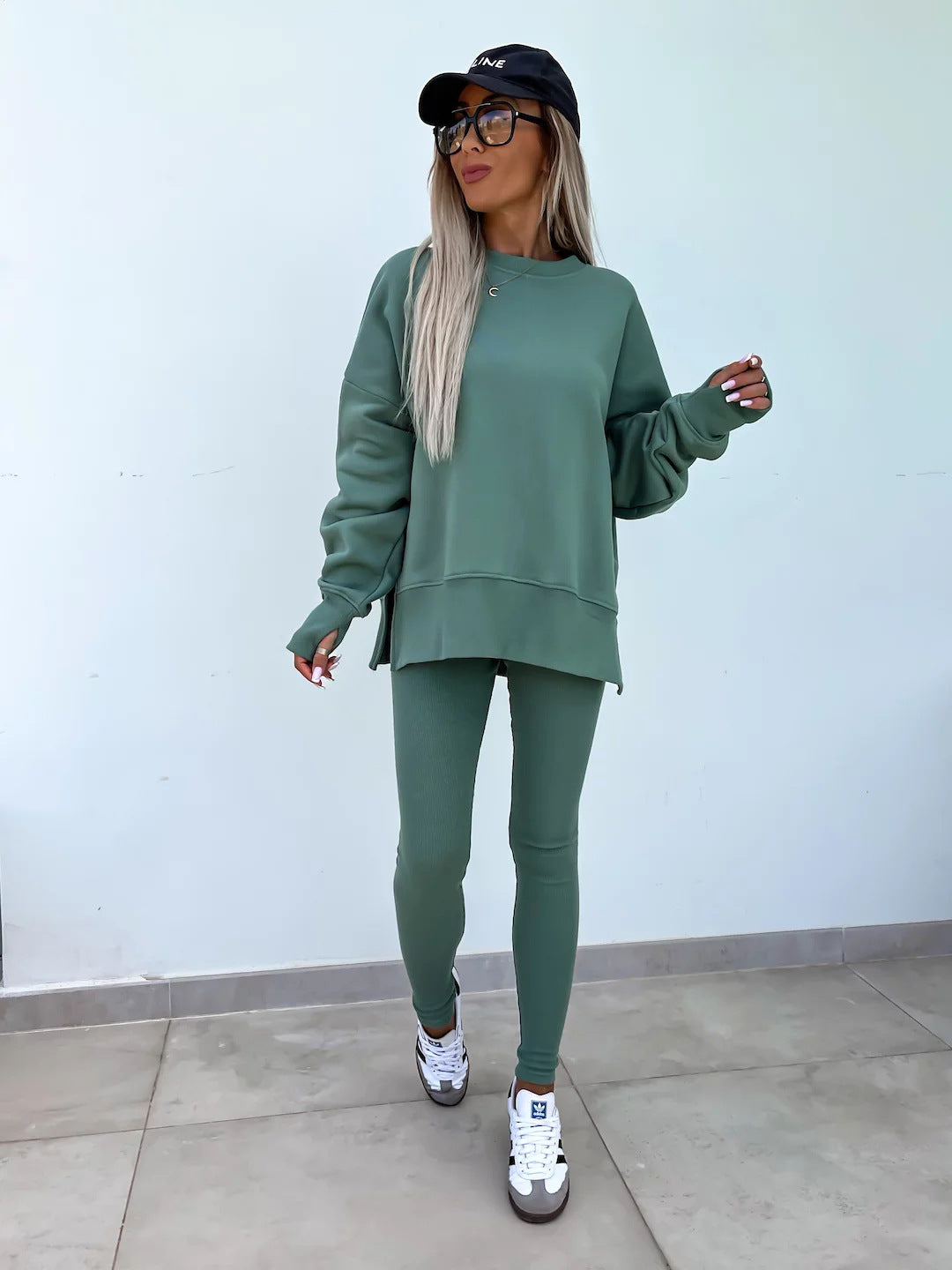 Women’s Oversized Sweatshirt & Leggings Set – Lounge in Style (Various Colours)
