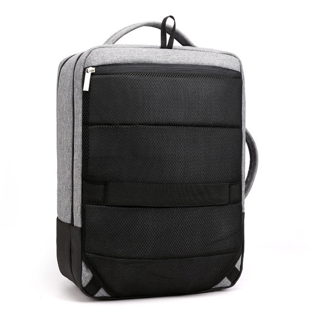 π UrbanTech Multi-Compartment Laptop Backpack β Grey, Black & Blue Options