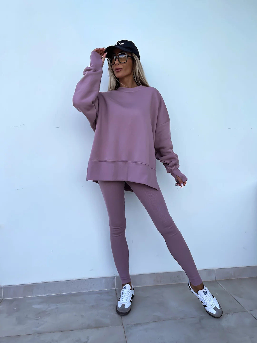 Women’s Oversized Sweatshirt & Leggings Set – Lounge in Style (Various Colours)
