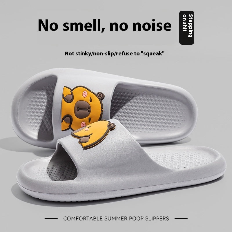 Funny Dog Face Non-Slip Summer Slippers β Various Colours