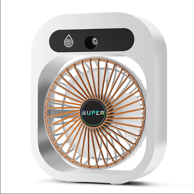 ❄️ USB Misting Air Cooler – Portable Desk Fan with Humidifier in Various Colours