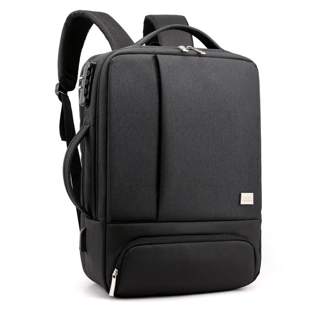 π UrbanTech Multi-Compartment Laptop Backpack β Grey, Black & Blue Options