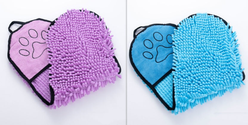 Super Absorbent Microfibre Pet Towel – Fast-Dry Paw Cleaner Blanket for Dogs & Cats (Various Colours)