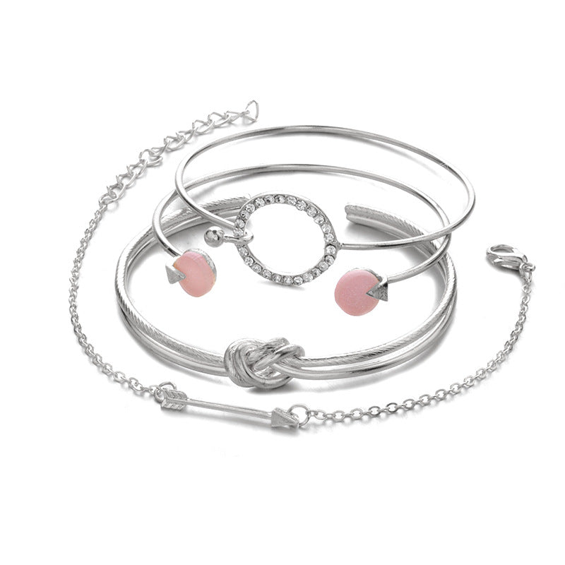 Trendy Geometric Chain & Link Bracelets - Fashionable & Elegant Design