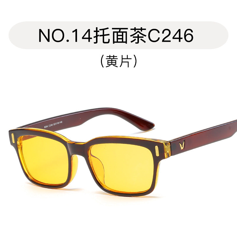Full Frame Sunglasses - Unisex, UV Protection, 0 Degree Lenses