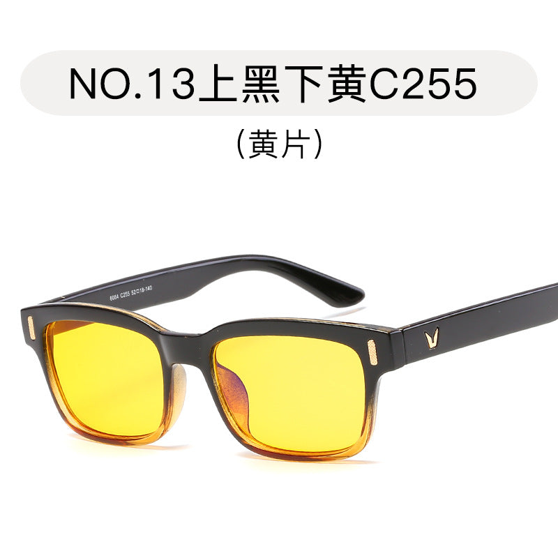 Full Frame Sunglasses - Unisex, UV Protection, 0 Degree Lenses