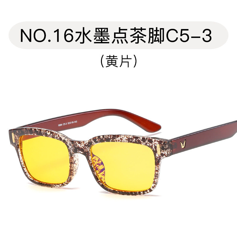 Full Frame Sunglasses - Unisex, UV Protection, 0 Degree Lenses