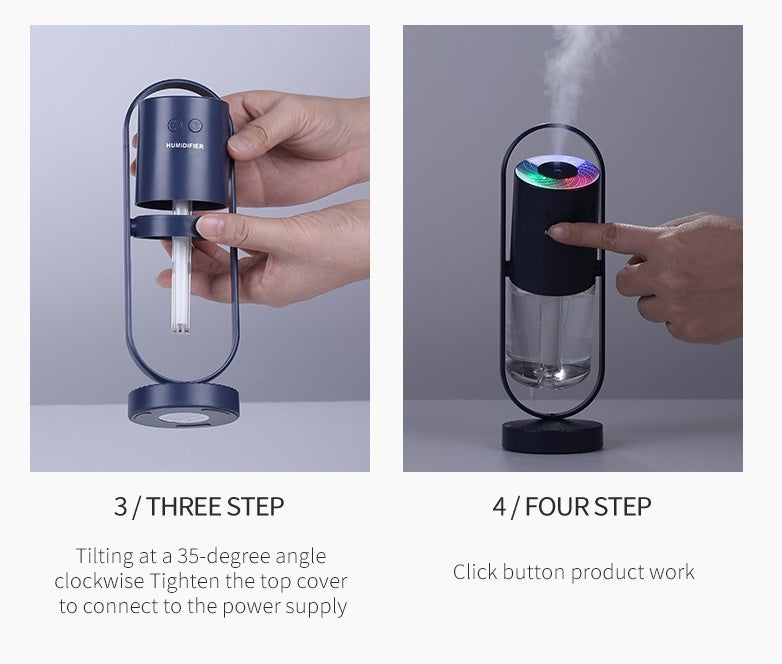 π¨ 2-in-1 LED Humidifier & Star Projector β Colour-Changing Night Mist
