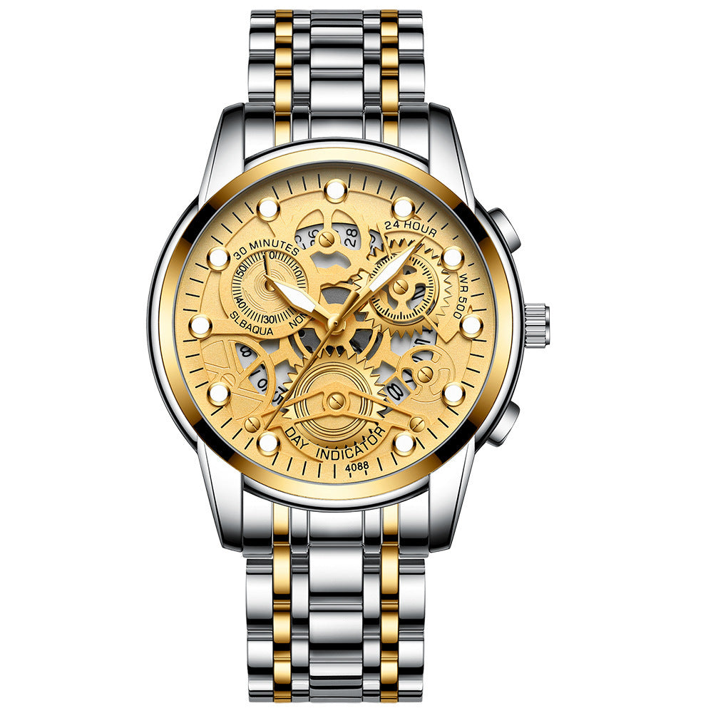 Luxury Skeleton Dial Watch for Men – Automatic Style in Various Colours