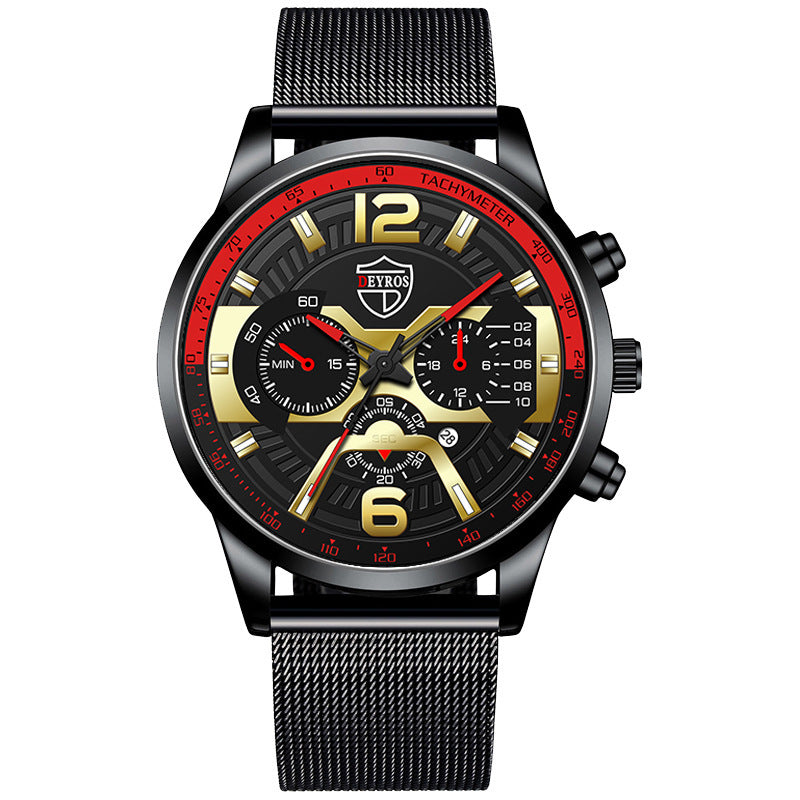 Men’s Luxury Chronograph Sport Watch – DEYROS Design (Various Colours)