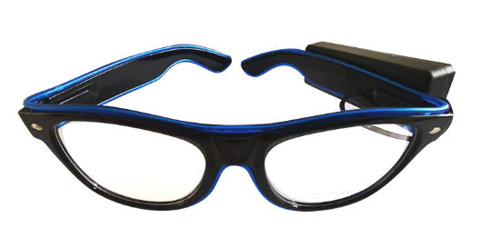 LED Light Up Glow Party Glasses – Various Colours – Perfect for Festivals, Gigs & Nights Out