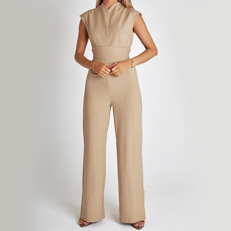 Women’s Sleeveless Wide-Leg Jumpsuit – Sleek, Sophisticated Style (Various Colours)