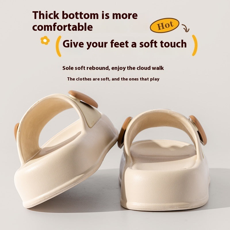 Funny Dog Face Non-Slip Summer Slippers β Various Colours